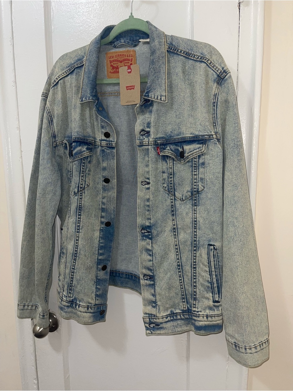 Levi's Light Blue Denim Jacket with Contrast Stitching
